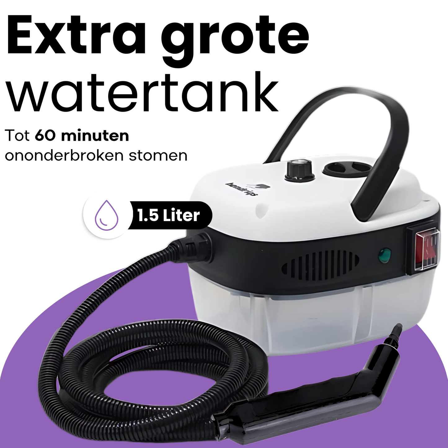 Hendriqs Stoomreiniger 105°C - Stoomreiniger met 14 Accessoires