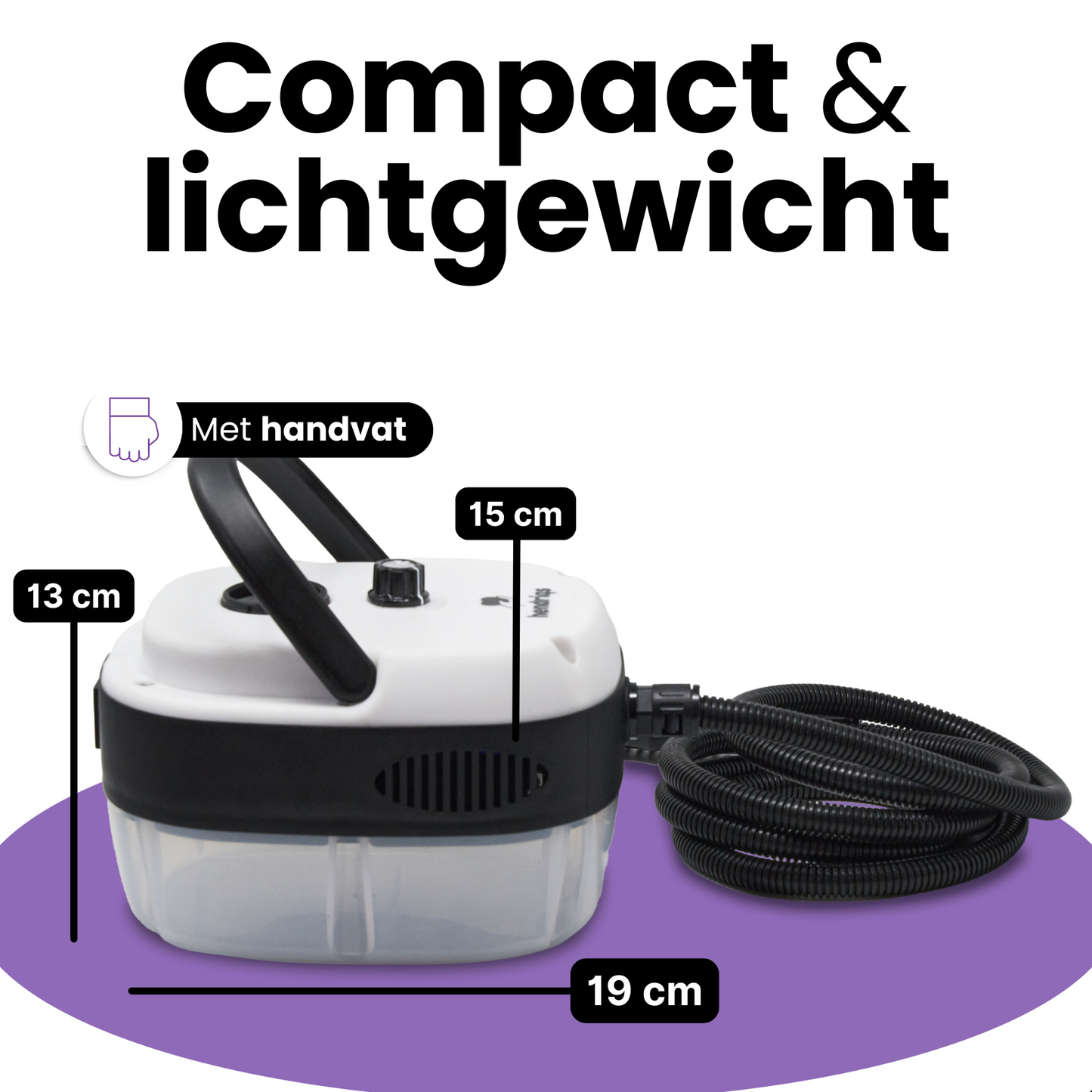 Hendriqs Stoomreiniger 105°C - Stoomreiniger met 14 Accessoires