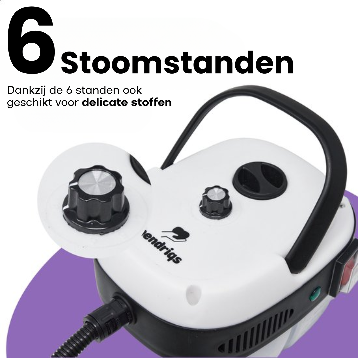 Hendriqs Stoomreiniger 105°C - Stoomreiniger met 14 Accessoires