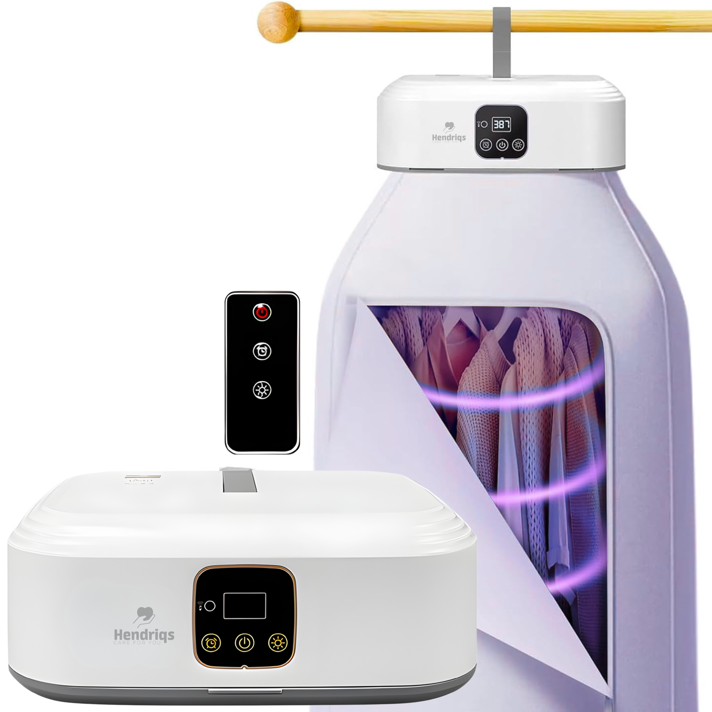 Hendriqs Mini Wasdroger 8 kg met UV-sterilisatie