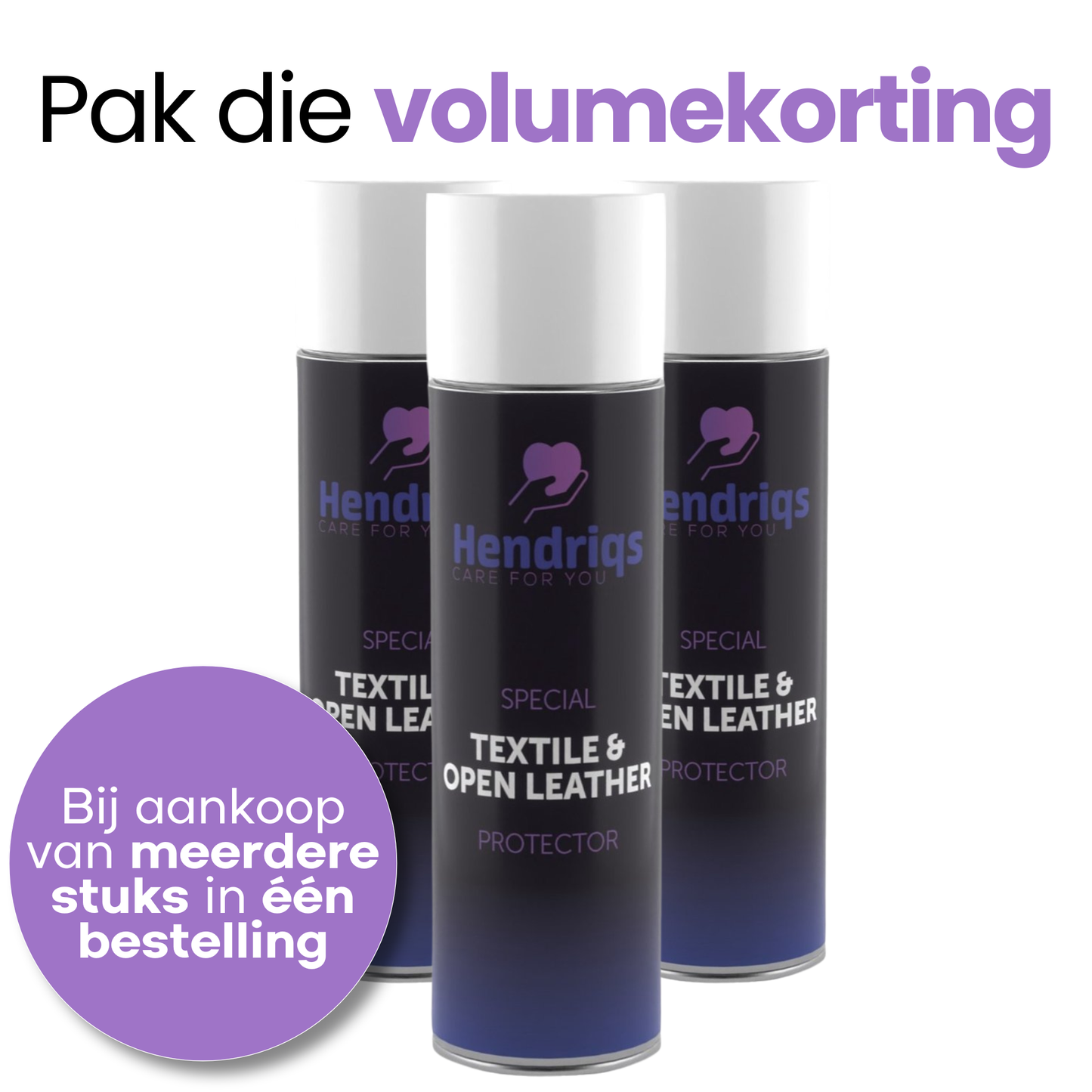 HENDRIQS Impregneerspray 500ML — Textiel & Open Leer Protector