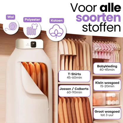 Hendriqs Mini Wasdroger 8 kg met UV-sterilisatie