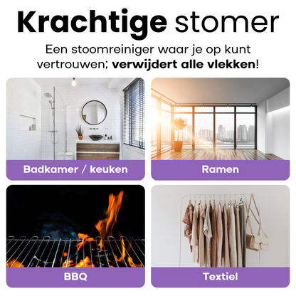 Hendriqs Stoomreiniger 105°C - Stoomreiniger met 14 Accessoires
