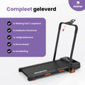 Hendriqs Stryde X1 Inklapbare Loopband met Helling - Walking Pad - Tot 12 km/u - Inclusief Schokmat