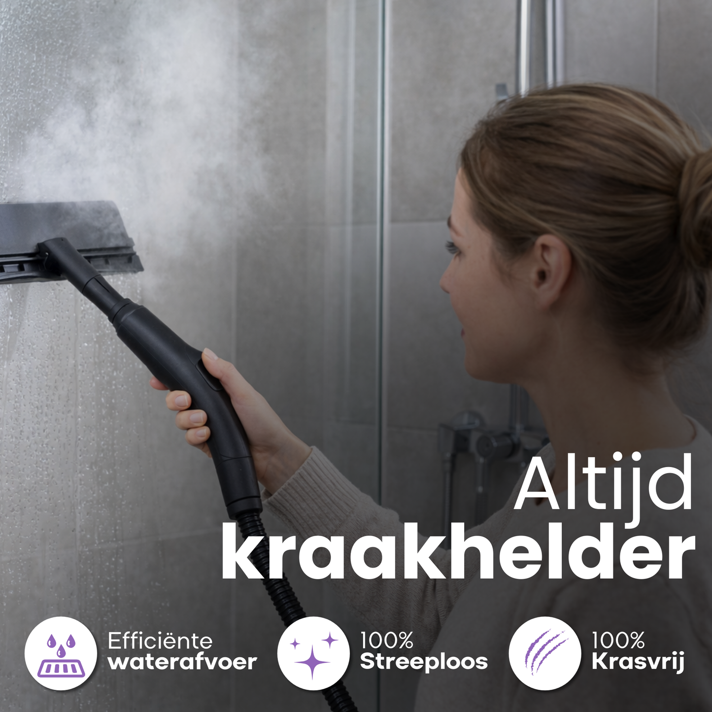 Hendriqs Stoomreiniger 105°C - Stoomreiniger met 14 Accessoires
